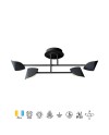 CAPUCCINA * SEMIPLAFÓN LED PEQUEÑO 28W